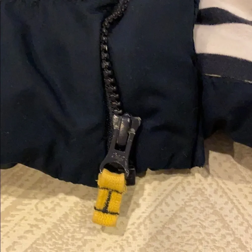Baby Gap Boys Navy Blue Light Puffer Hooded Jacket